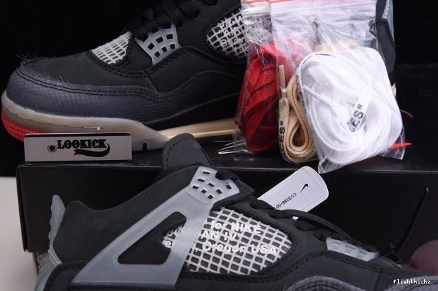 CV9388-001 x Bred Jordan Air Off 4 White Retro 0831